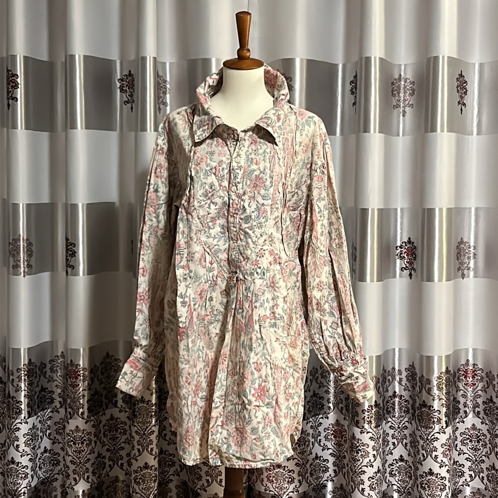 MAGNOLIA PEARL Block Print Tora shirt